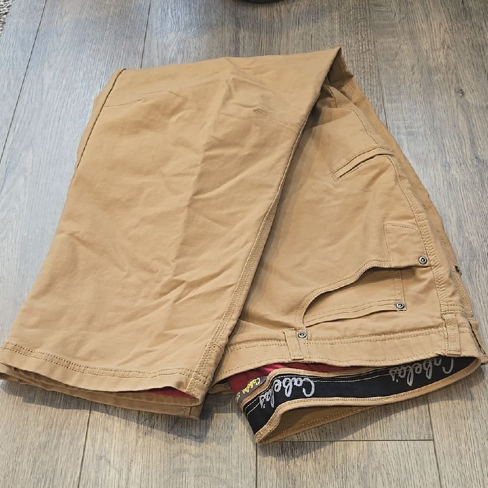 Men's Tan Pants - Picture 2 of 5